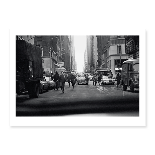 New Yorker Straßenszene, von Paul McCartney Postkarte