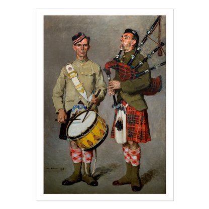 Gari Melchers Postcard: "MacPherson And MacDonald"