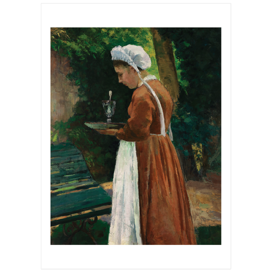 Post Card: "The Maidservant" by Camille Pissarro (Front) - Chrysler Museum Shop