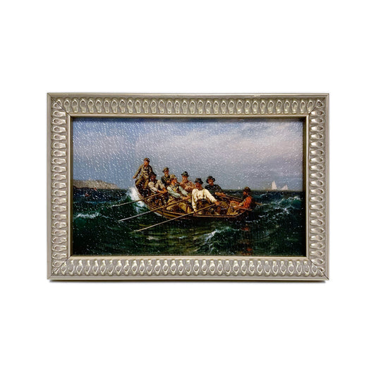 Small Framed Print, Pull for the Shore by John George Brown