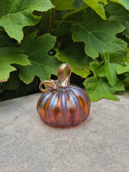 Handmade Glass Pumpkin