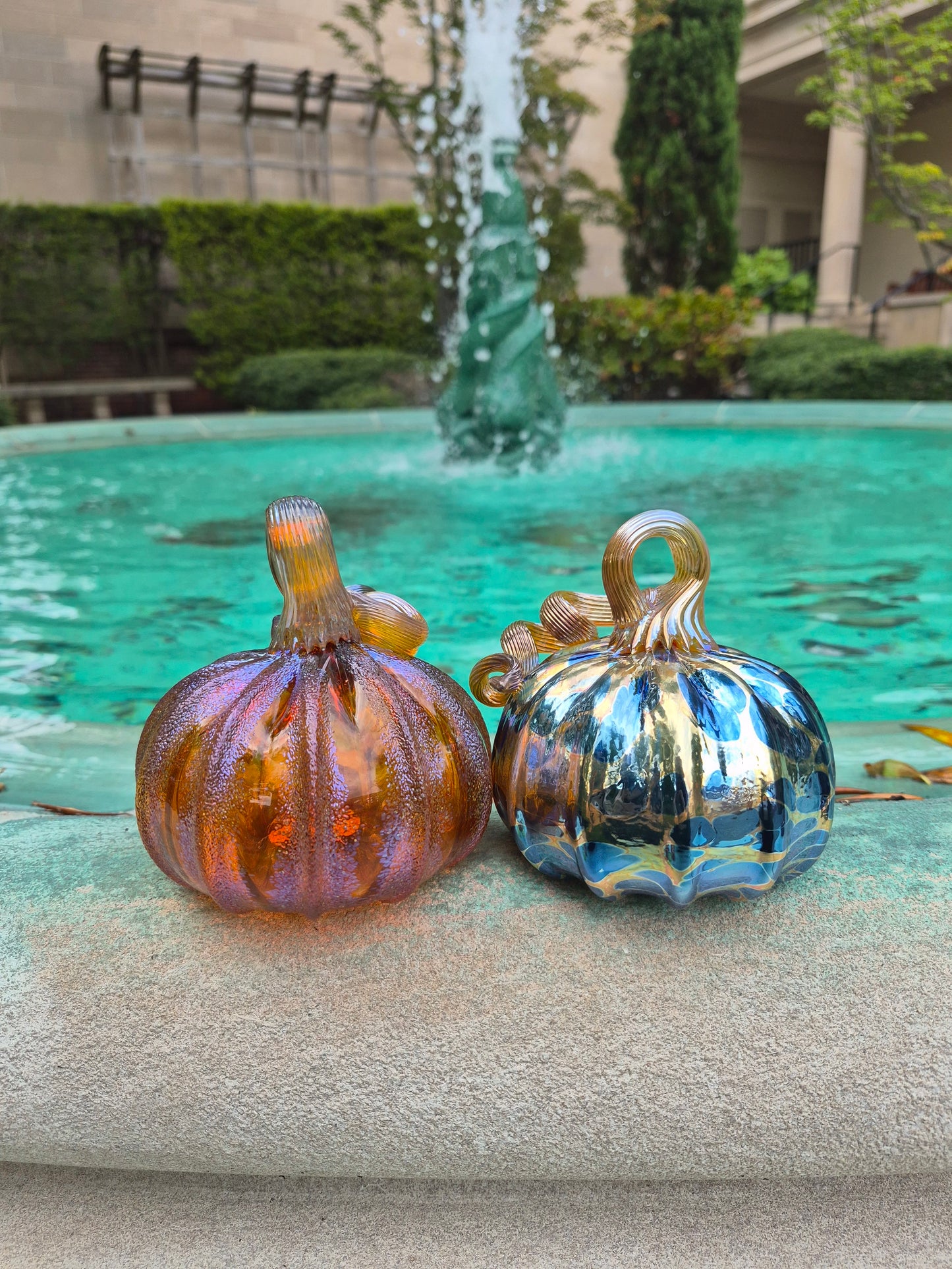 Handmade Glass Pumpkin
