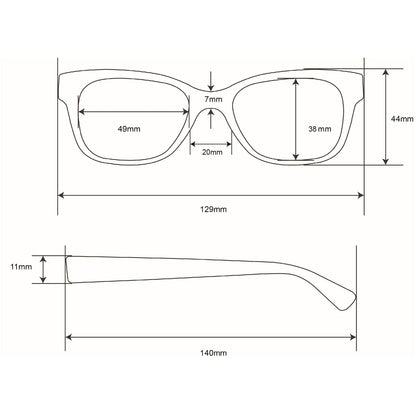 Titania Purple Reading Glasses