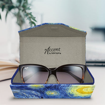 Estuche para gafas Vincent van Gogh "Noche estrellada" + paño de microfibra para lentes