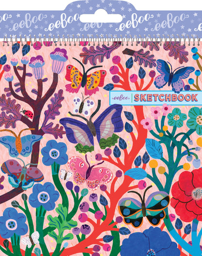 Butterflies Square Sketchbook (Front) - Chrysler Museum Shop