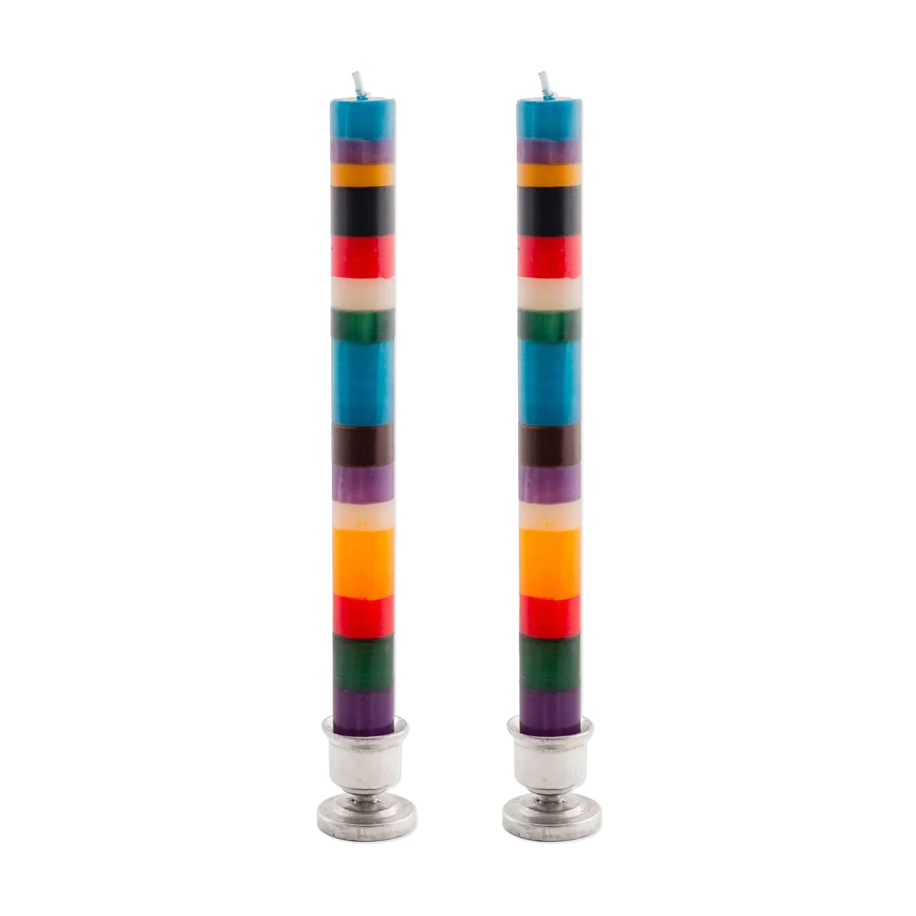 Bemalte Kerzen: Karussell