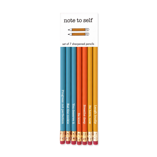 Note To Self Pencils (Set of 7)
