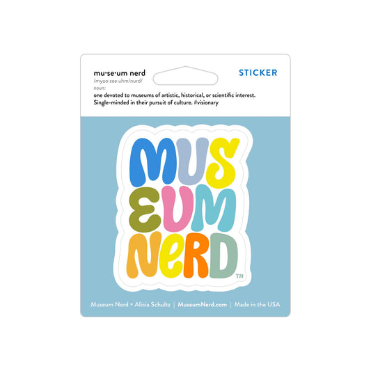 Museum Nerd Vinyl Sticker