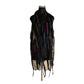 Silk & Wool Scarf: Sari Runner Black