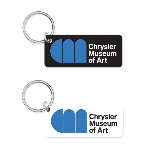 Chrysler Museum Logo Keychain - Chrysler Museum Shop