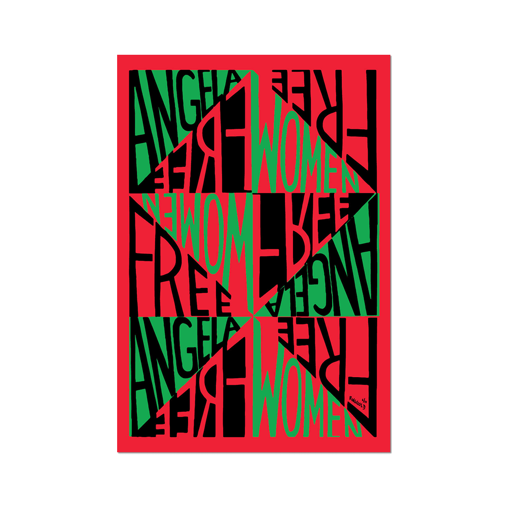 Free Angela, Free Women sticker by Faith Ringgold