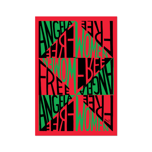 Free Angela, Free Women sticker by Faith Ringgold
