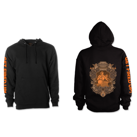 Skill & Labor Hooded Sweatshirt - Front & Back - Chrysler Museum Shop