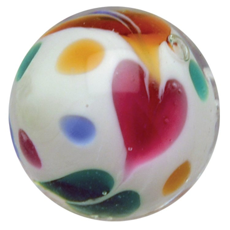 Handmade Glass Marble: Sonnet