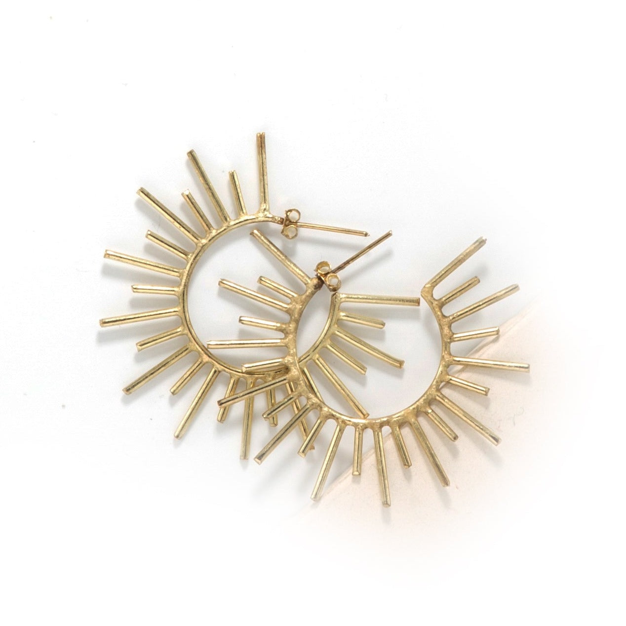 Sun Beams Hoop Earrings (2 Sizes) - Chrysler Museum Shop