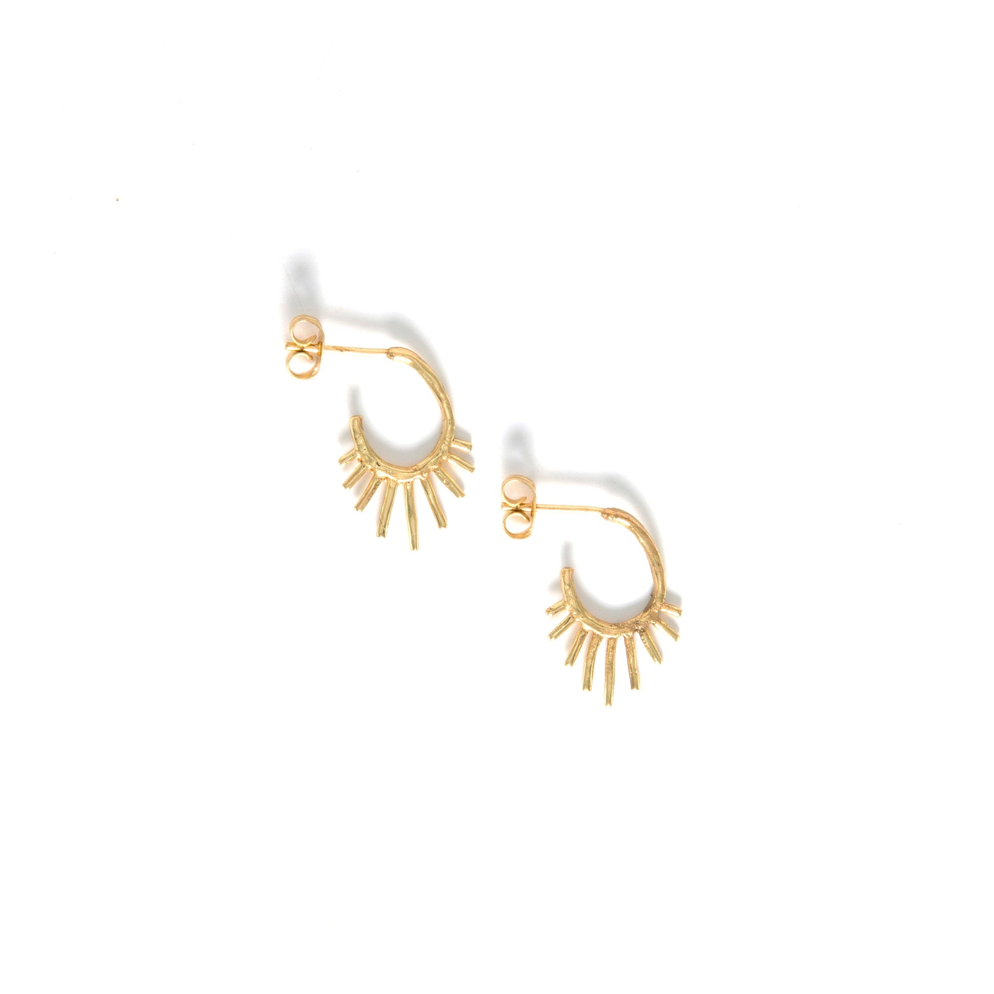 Sun Beams Hoop Earrings (2 Sizes) - Chrysler Museum Shop