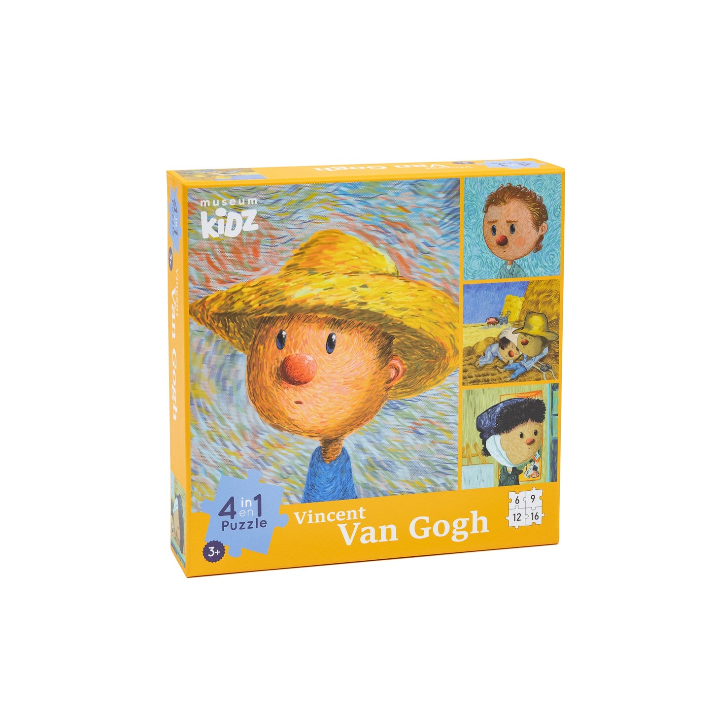 Museum Kidz 4-in-1 Puzzle: Vincent van Gogh