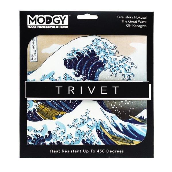 Hokusai's The Great Wave Silicone Trivet