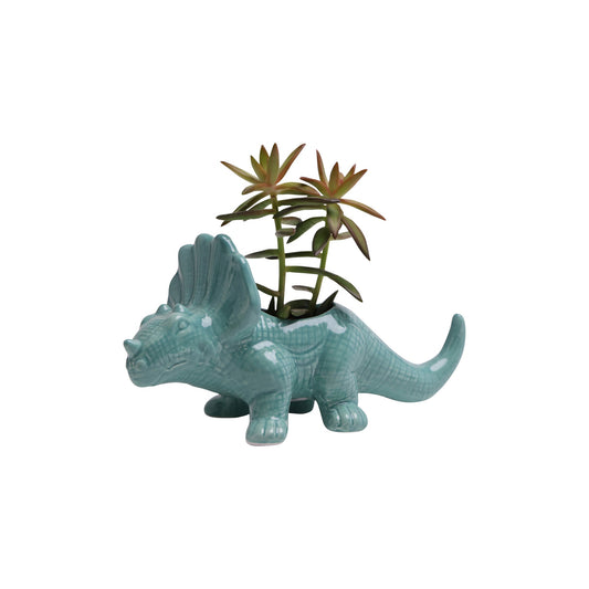 Triceratops Planter: Cascade - Chrysler Museum Shop