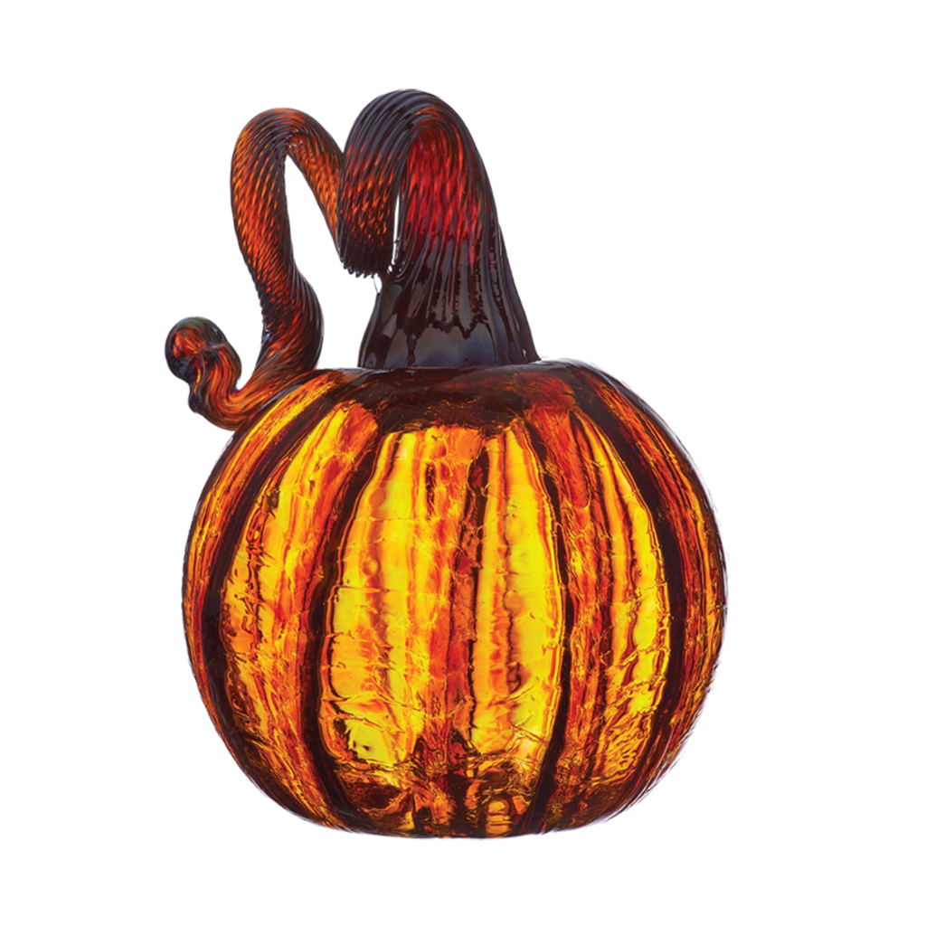 Round Glass Pumpkin (Harvest) - Chrysler Museum Shop