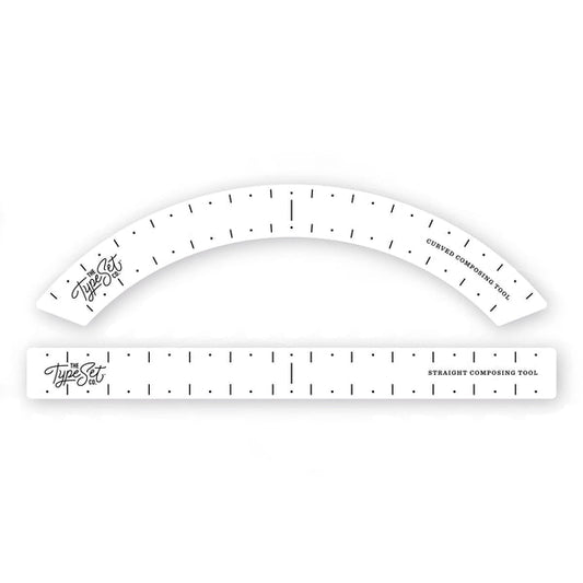 Kit de herramientas de composición tipográfica para letras magnéticas