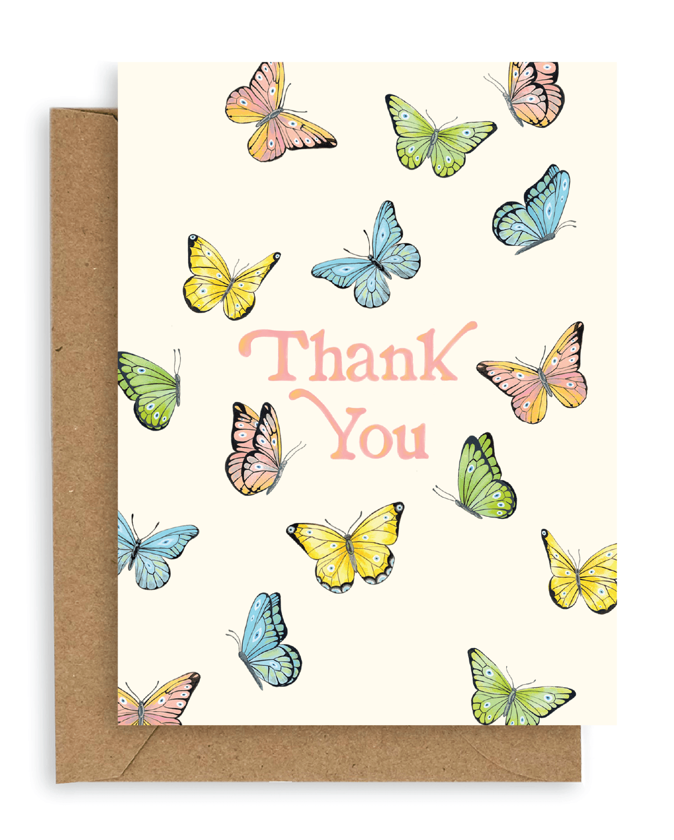 Butterflies Thank You Card