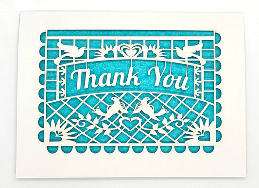 Papel Picado Greeting Card: Thank You