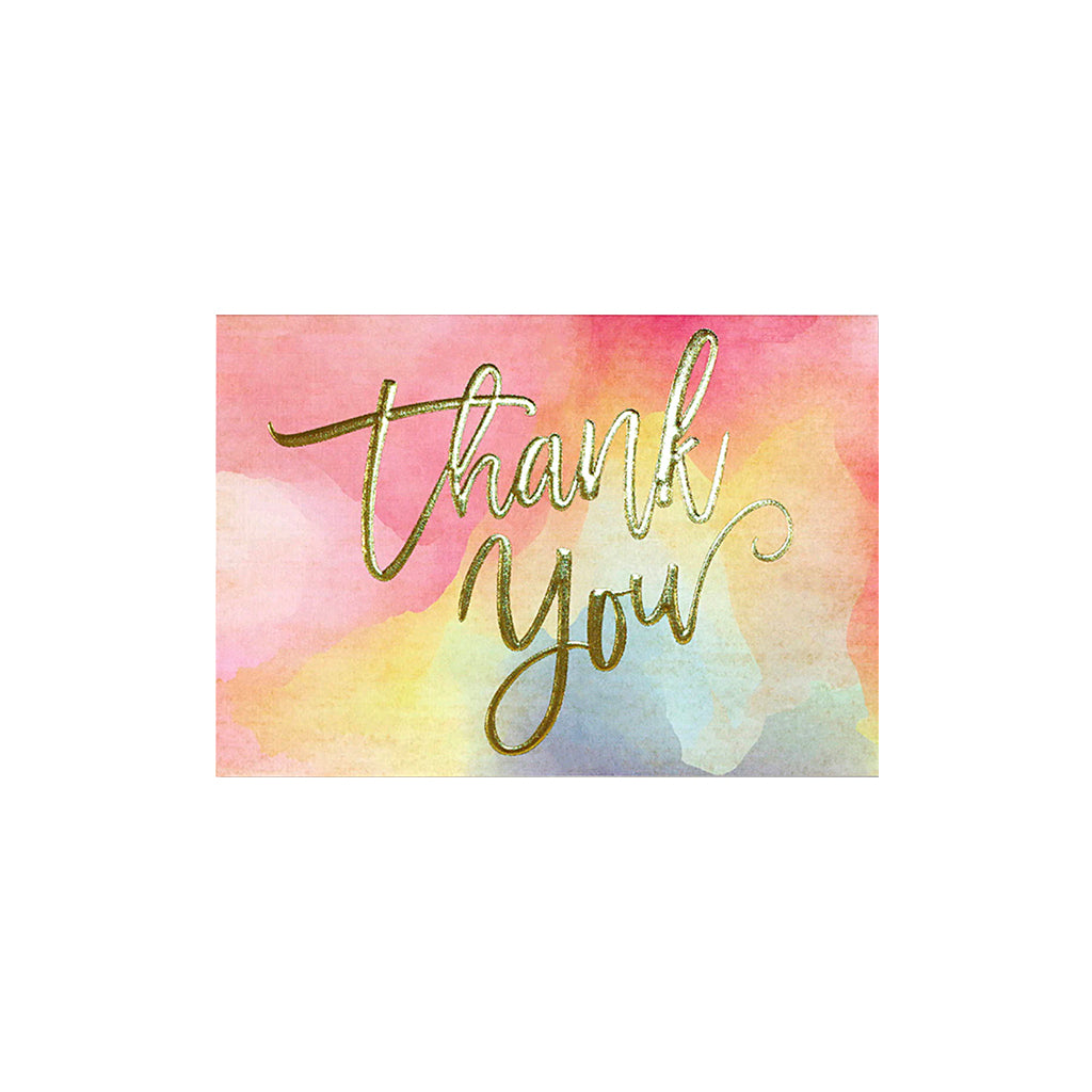 Boxed Thank You Cards: Watercolor Sunset