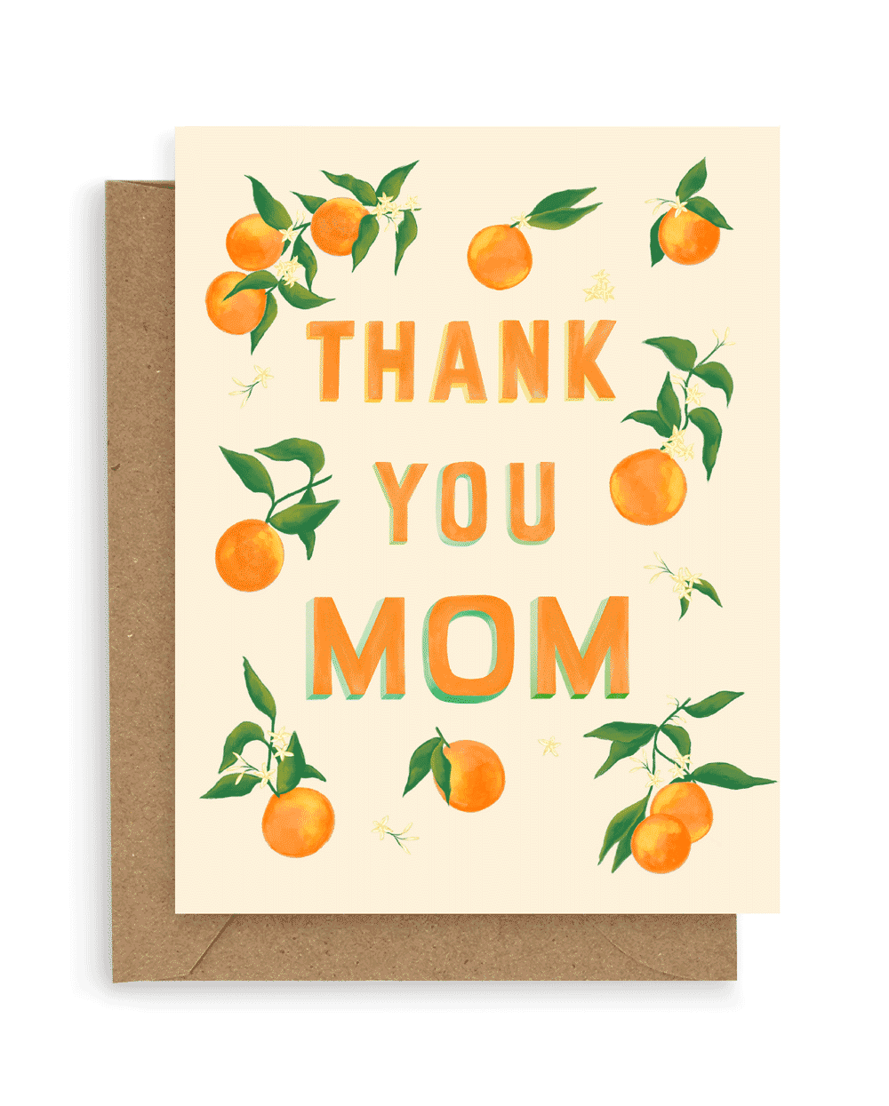 Citrus Thank You Mom Greeting Card