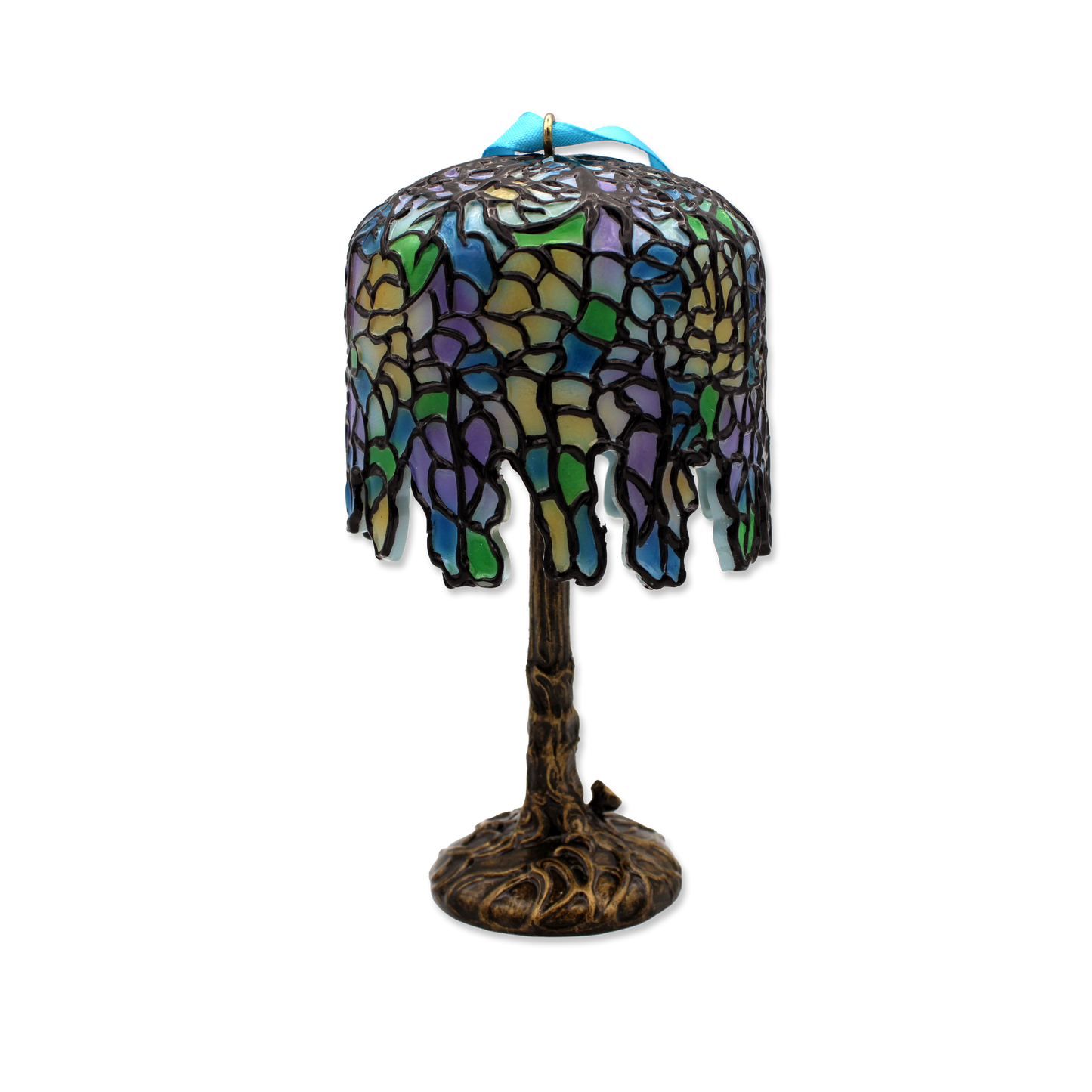 Miniature Tiffany Lamp Ornament: Wisteria - Chrysler Museum Shop