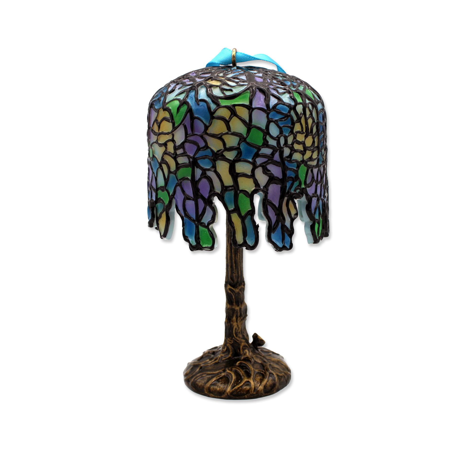 Miniature Tiffany Lamp Ornament: Wisteria - Chrysler Museum Shop