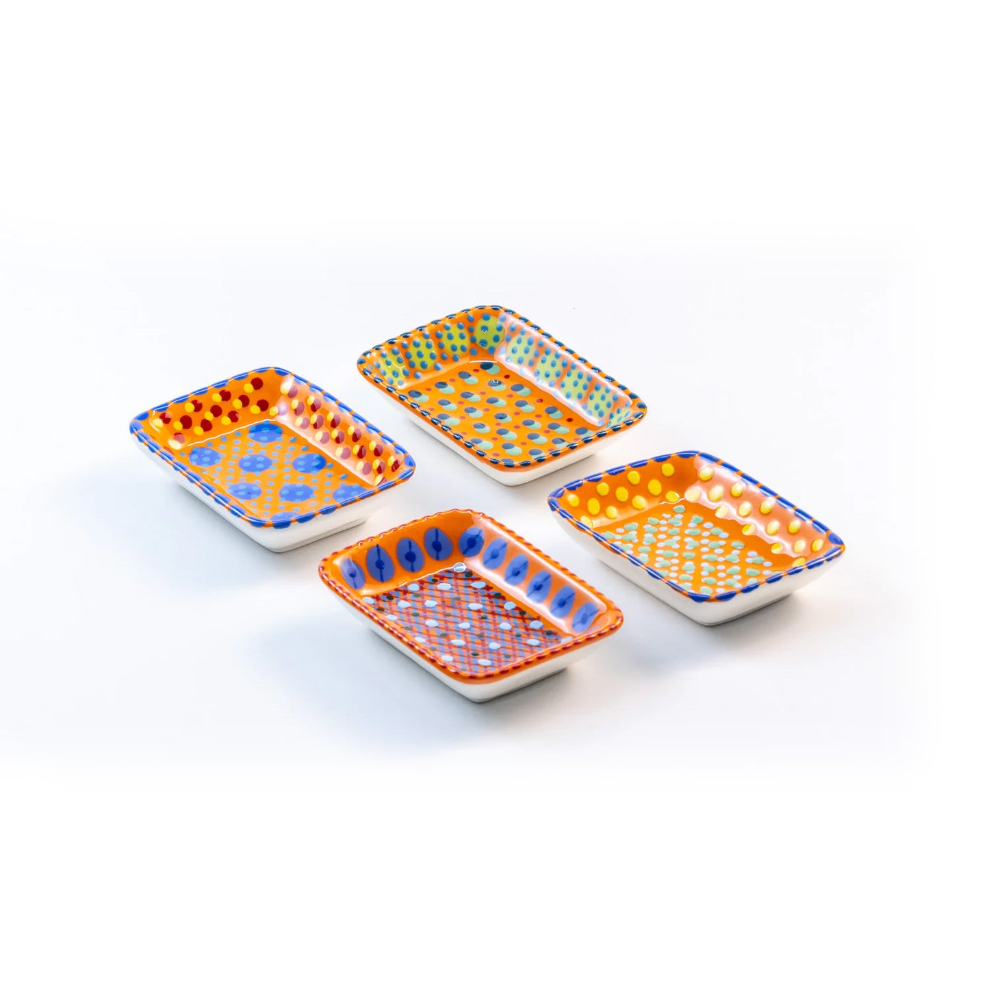 Ceramic Tiny Dishes in Orange by Potterswork - Chrysler Museum Shop