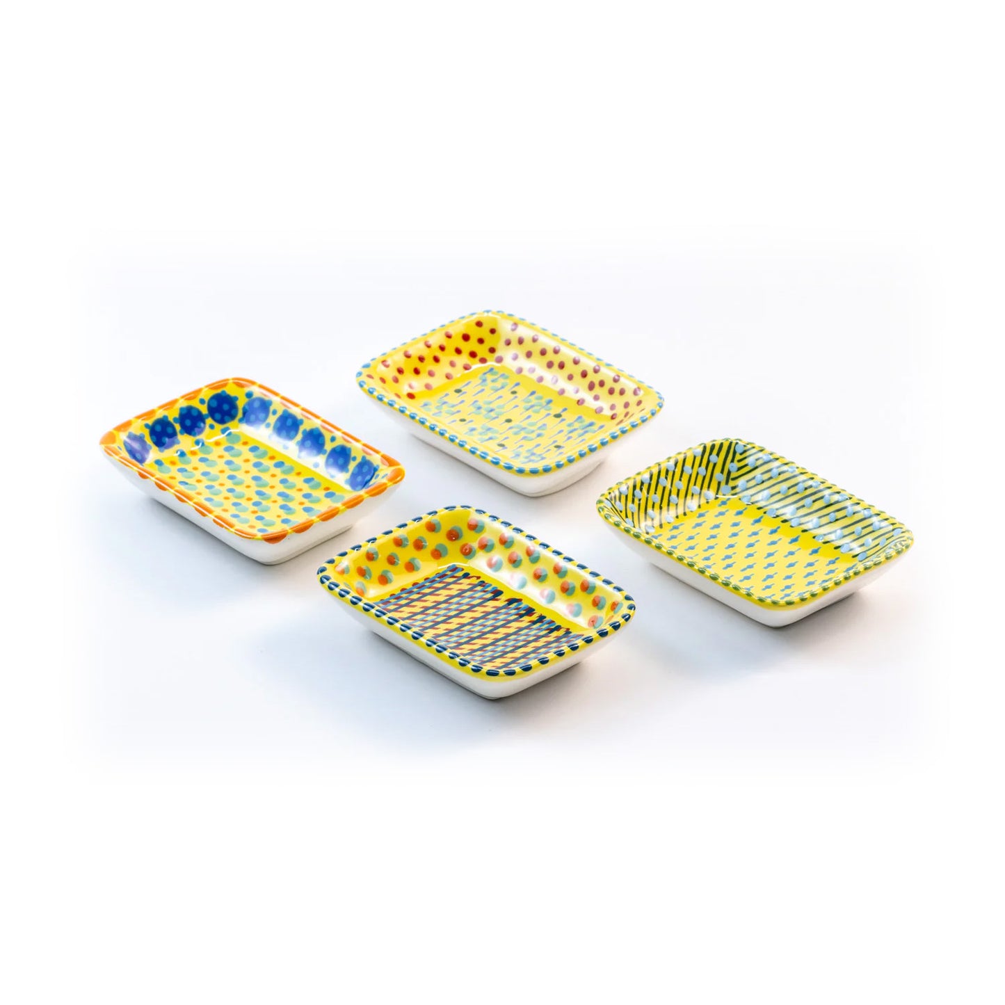 Ceramic Tiny Dishes in Yellow by Potterswork - Chrysler Museum Shop