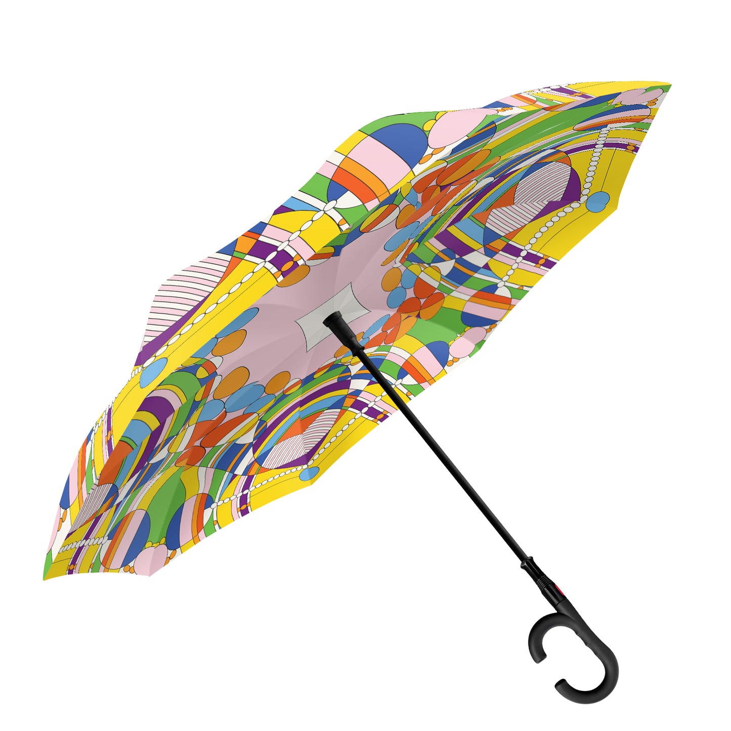 Reverse Umbrella: Frank Lloyd Wright's "March Balloons" (open) by Raincaper - Chrysler Museum Shop