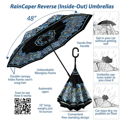 Paraguas inverso: Clematis de Louis Comfort Tiffany