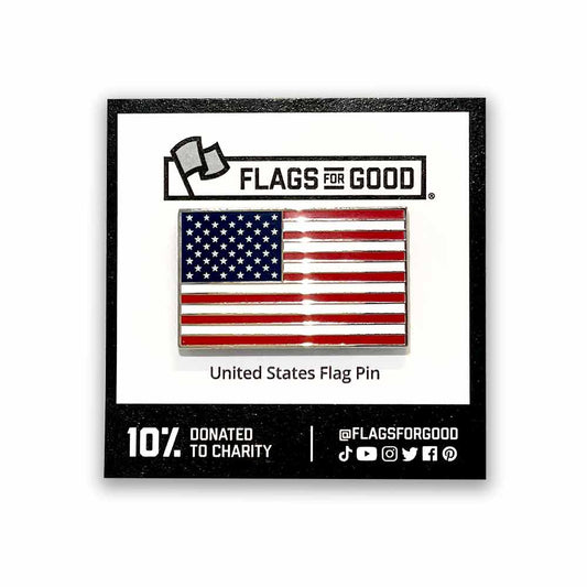 USA Flag Enamel Pin - Chrysler Museum Shop
