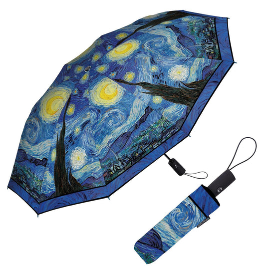 Travel Umbrella: Vincent van Gogh's Starry Night