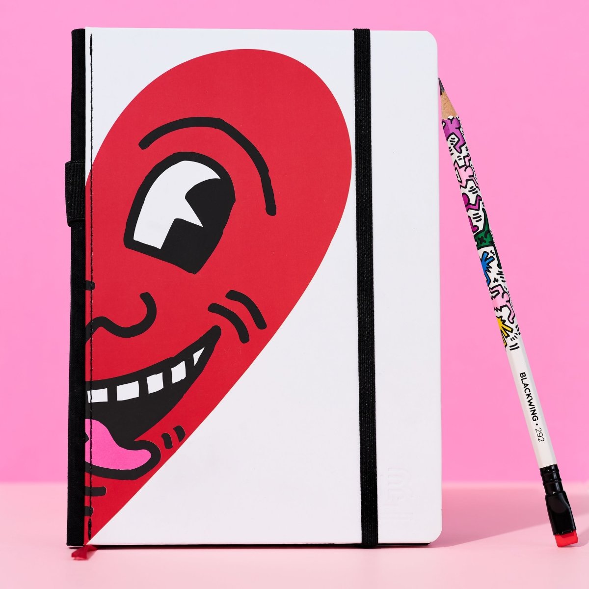 Keith Haring "Smiling Heart" Notebook