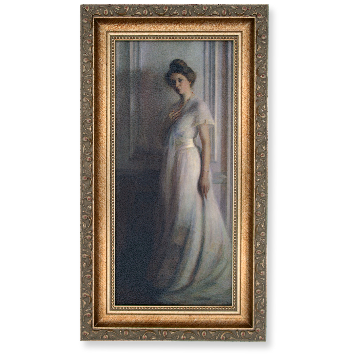 Framed textured print of Susan Watkins' "Marguerite"