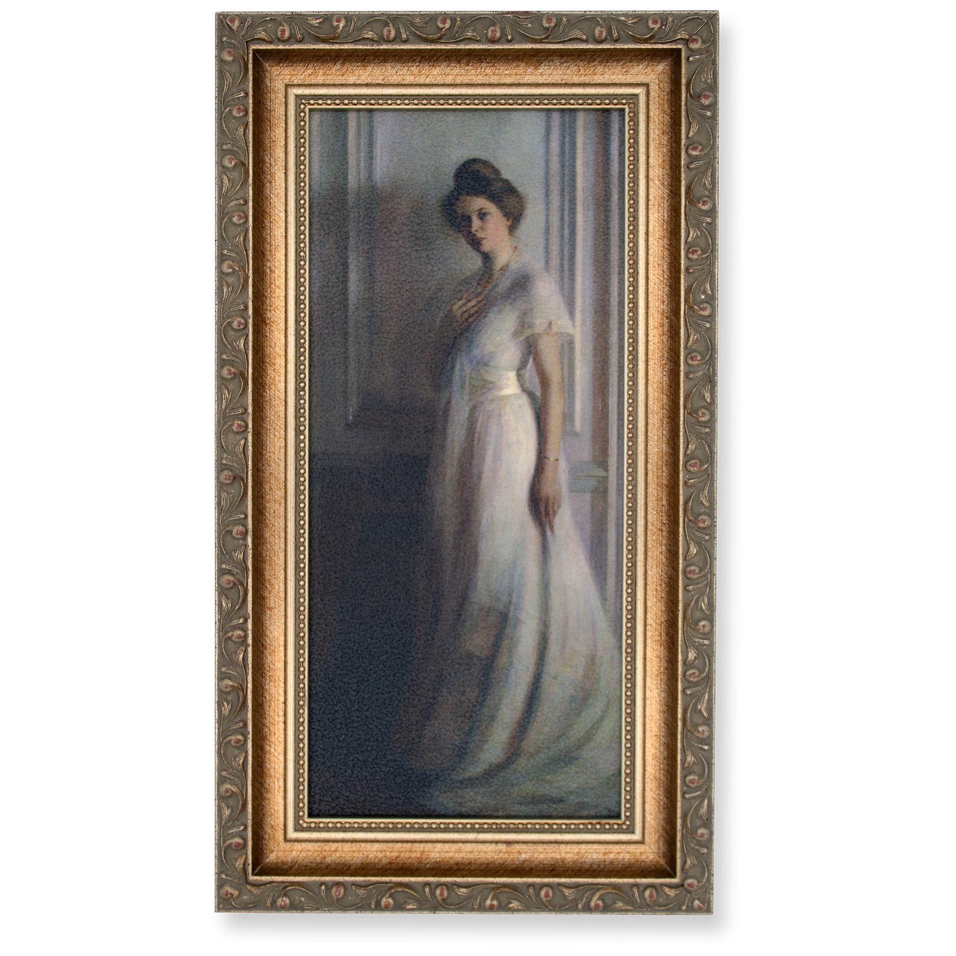 Framed textured print of Susan Watkins' "Marguerite"