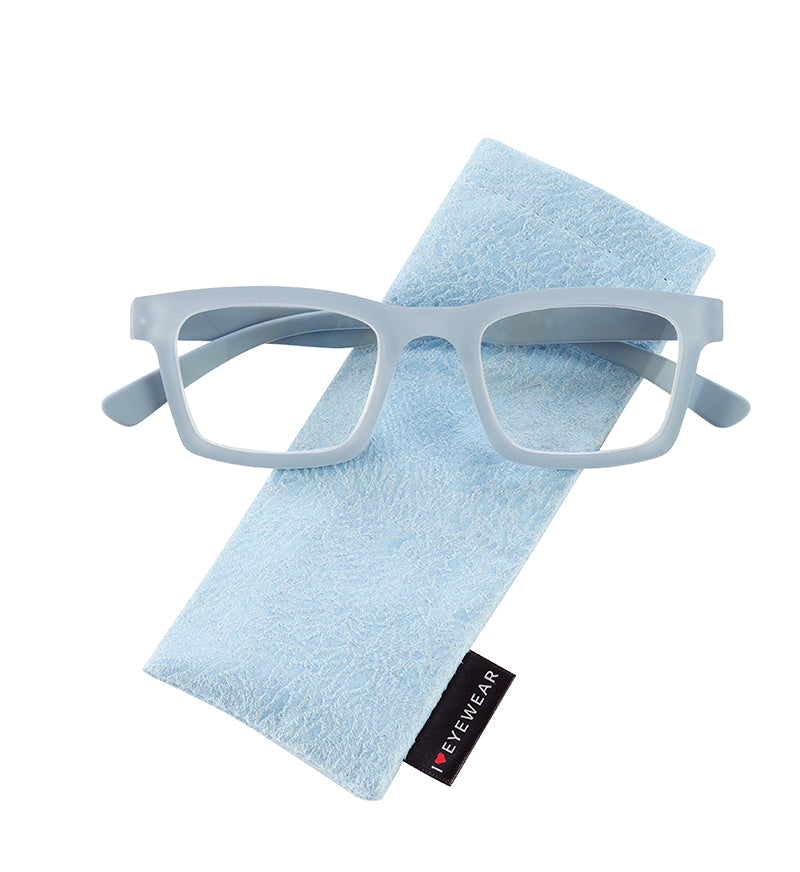 Zurich Light Blue Reading Glasses