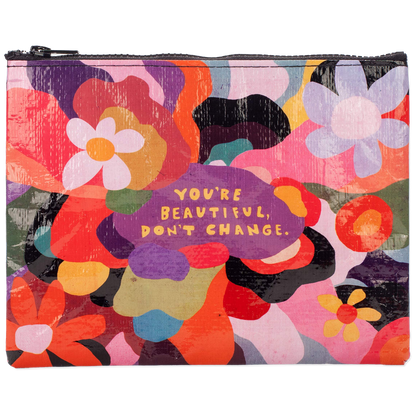 Du bist wunderschön, verändere dich nicht mit Reißverschluss