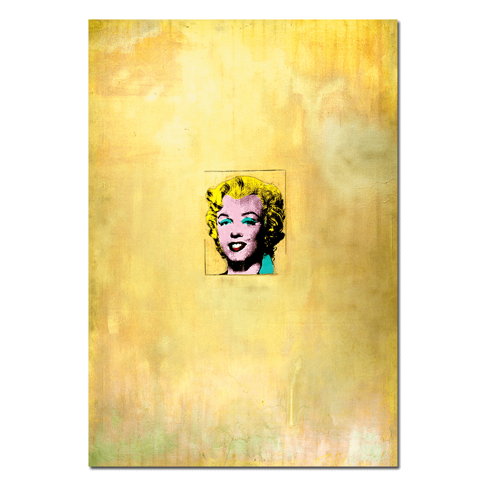 Gold Marilyn by Andy Warhol - Die-Cut Sticker - Chrysler Museum Shop