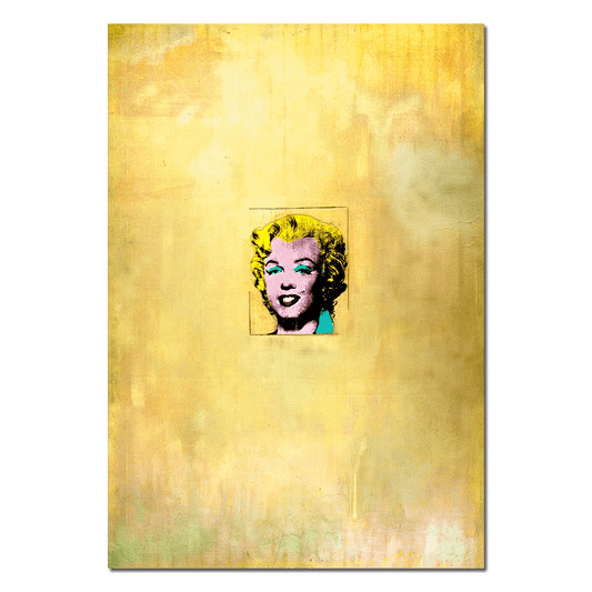 Gold Marilyn by Andy Warhol - Die-Cut Sticker - Chrysler Museum Shop