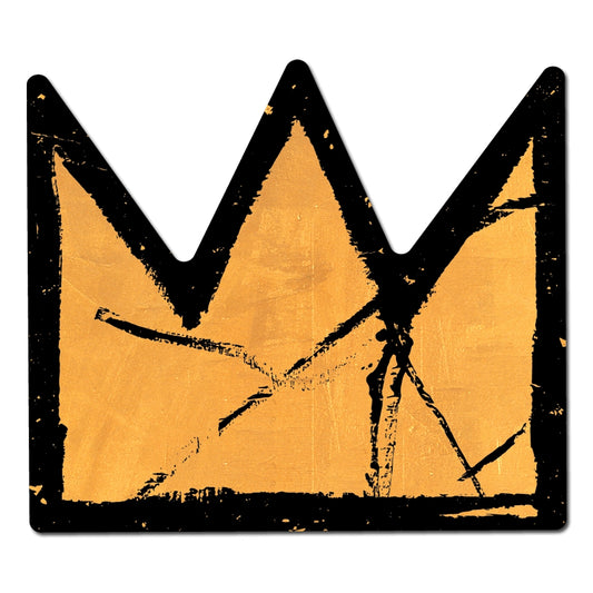 Gold Crown by Basquiat - Die-Cut Sticker - Chrysler Museum Shop