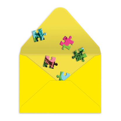 Andy Warhol's Flowers Greeting Card Puzzle
