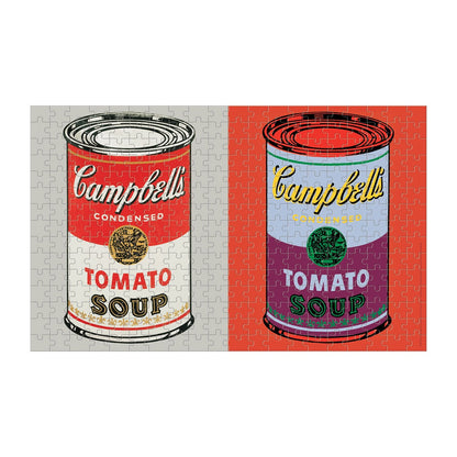 Rompecabezas lenticular de 300 piezas de latas de sopa de Andy Warhol