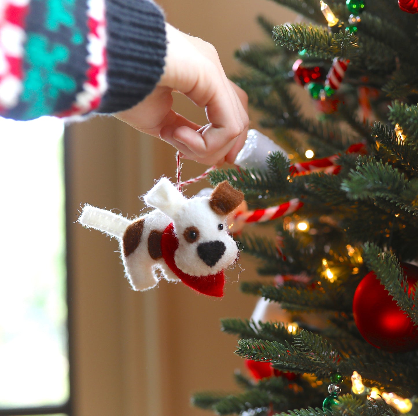 Dog Wool Felt Ornament