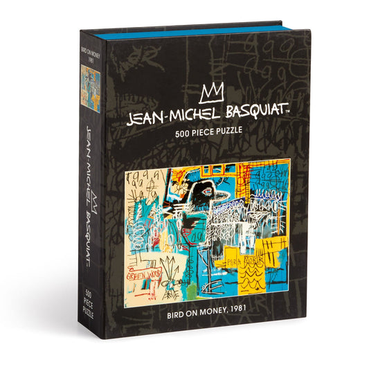 Basquiat Bird on Money 500 Piece Book Puzzle - Chrysler Museum Shop