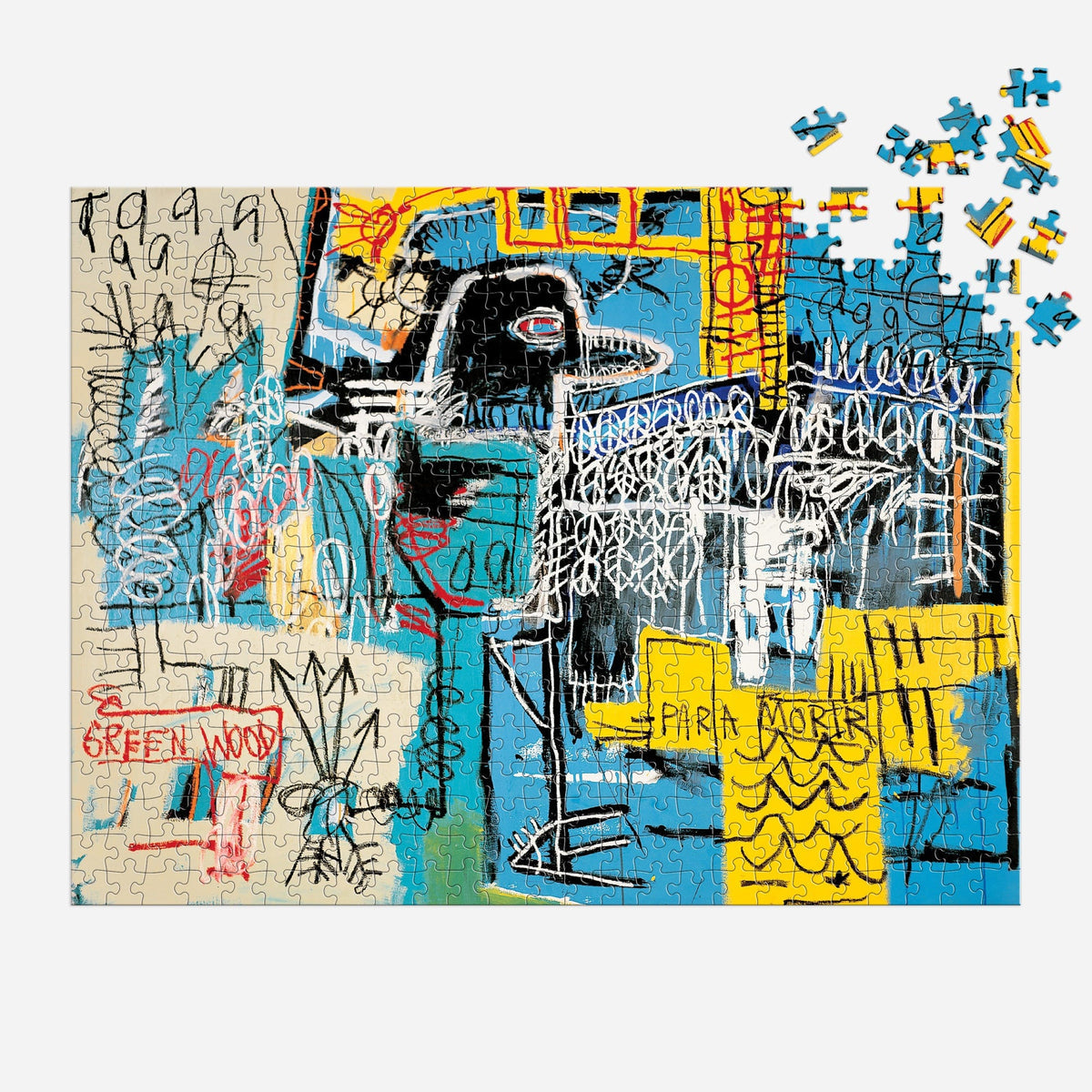 Basquiat Vogel auf Geld 500-teiliges Buchpuzzle